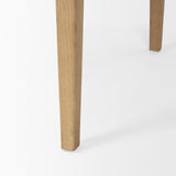 Tino Light Brown Oak Wood w/ 4 Drawers Desk from Mercana - Luna Furniture