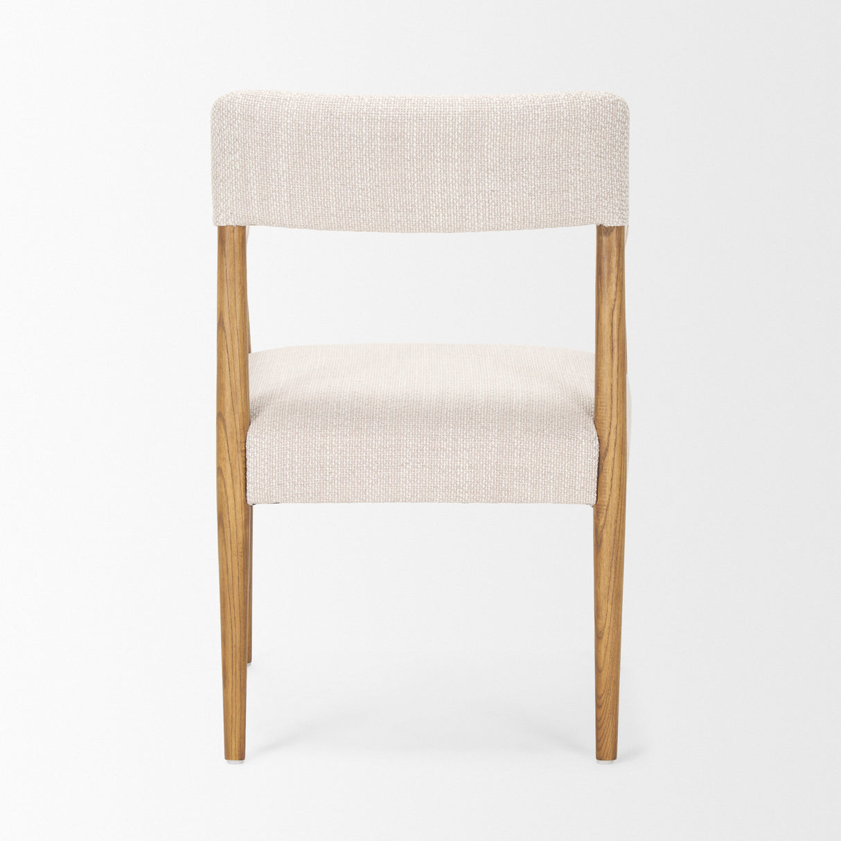 Toni Light Brown Nettlewood w/Cream Heathered Performance Fabric Dining Chair from Mercana - Luna Furniture