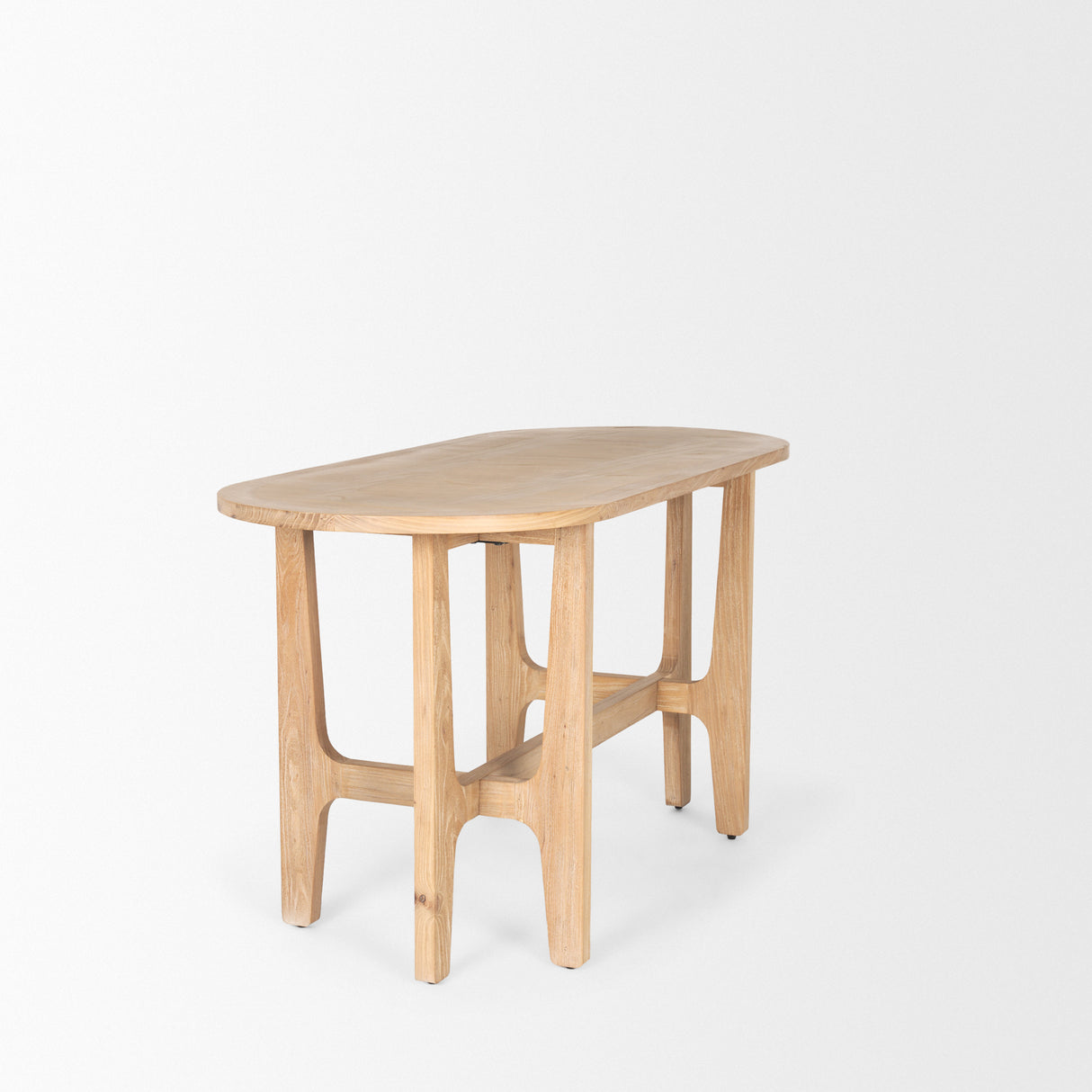 Taylin Light Brown Solid Wood Desk from Mercana - Luna Furniture