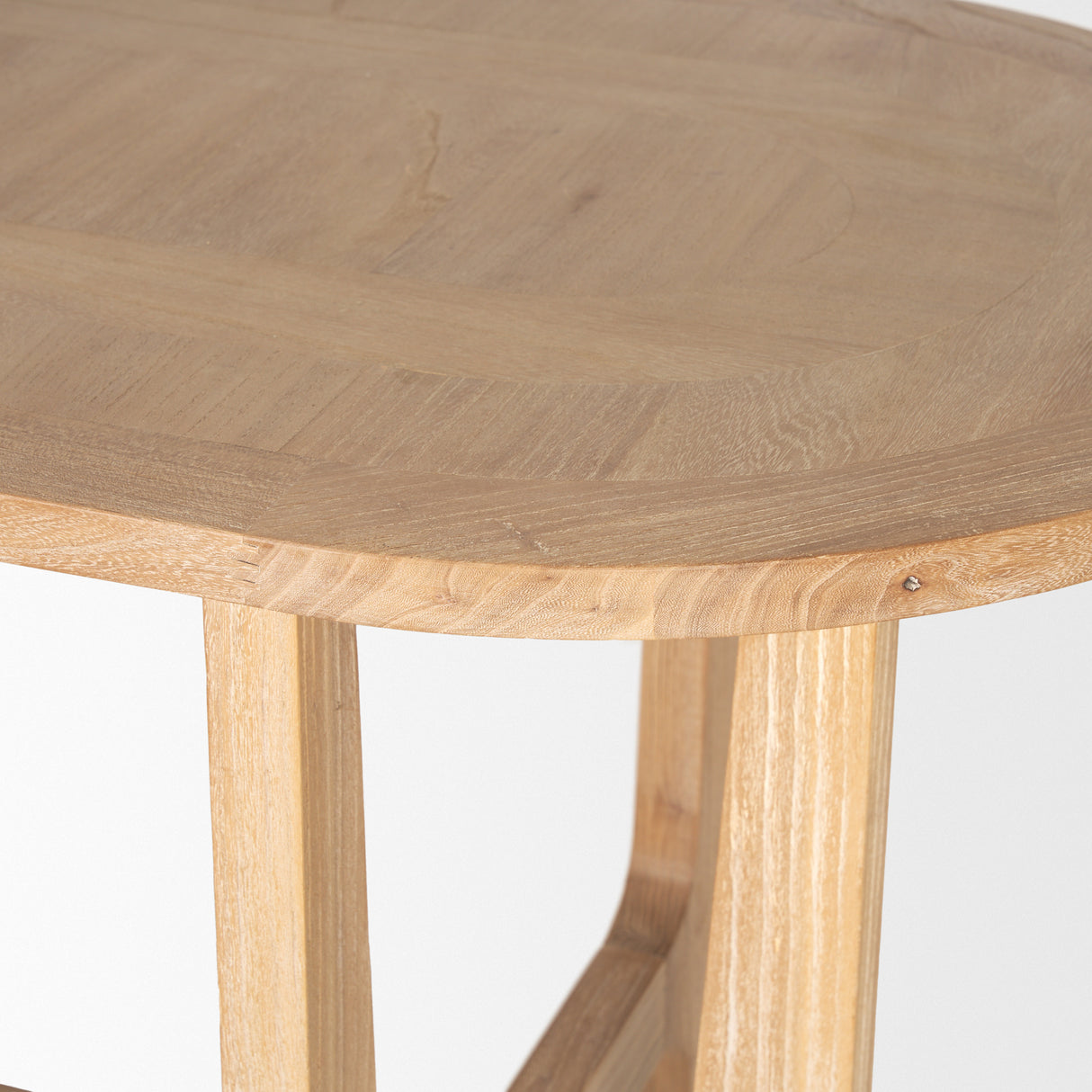 Taylin Light Brown Solid Wood Desk from Mercana - Luna Furniture