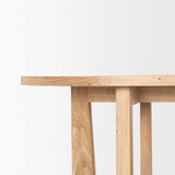 Taylin Light Brown Solid Wood Desk from Mercana - Luna Furniture
