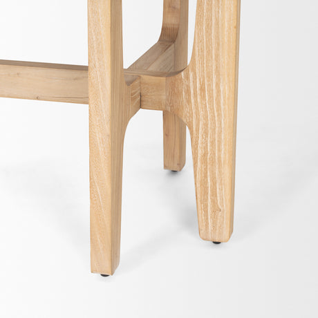 Taylin Light Brown Solid Wood Desk from Mercana - Luna Furniture
