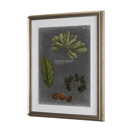 Foliage Dramatique VI by Vision Studio Hand Embellished Textured Framed Art Print Matted under Glass from Mercana - Luna Furniture