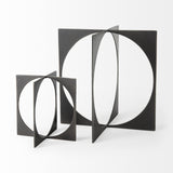 Lima Gunmetal Gray Metal Small Decorative Object from Mercana - Luna Furniture