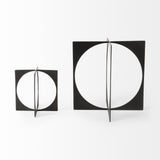 Lima Gunmetal Gray Metal Small Decorative Object from Mercana - Luna Furniture
