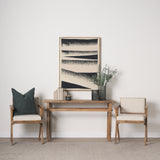 Revelin Large Fabric Collage Framed Linen Framed Wall Art from Mercana - Luna Furniture