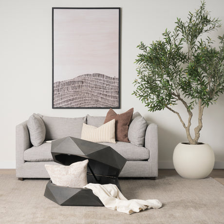 Arreto 36" Hexagonal Hinged Solid Wood Top and Base Coffee Table from Mercana - Luna Furniture