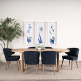 Sohan Light Brown Wood Oval Dining Table from Mercana - Luna Furniture