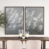Pampas Grass Breeze II by Mercana Studio a Hand Embellished Textured Framed Canvas from Mercana - Luna Furniture