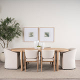 Basin Large Off-White Glazed Vase from Mercana - Luna Furniture