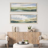 Spring Horizon II by Mercana Studio a Hand Embellished Textured Framed Art Print from Mercana - Luna Furniture