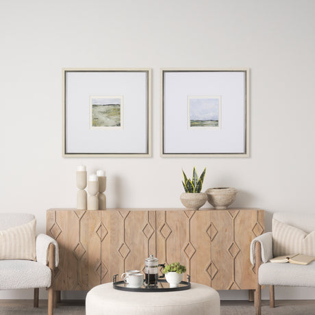 Springs Coming II by Mercana Studio a Hand Embellished Textured Framed Art Print Matted under Glass from Mercana - Luna Furniture