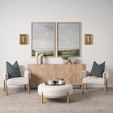 Cairn Brushed Gold Metal w/ Glass 1-Light Wall Sconce from Mercana - Luna Furniture