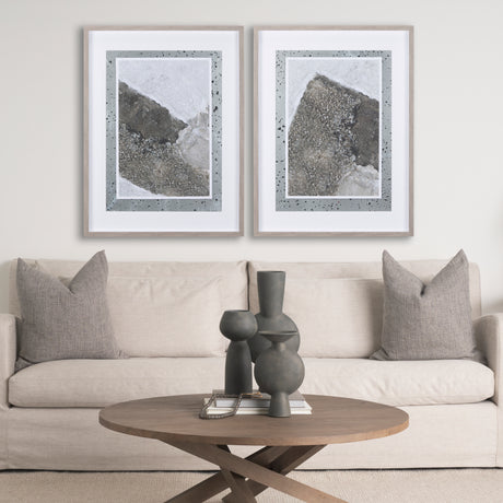 Mudslide II by Mercana Studio a Hand Embellished Textured Framed Art Print Matted under Glass from Mercana - Luna Furniture