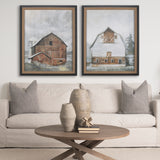 Old Barn I by Mercana Studio a Hand Embellished Textured Framed Art Print from Mercana - Luna Furniture