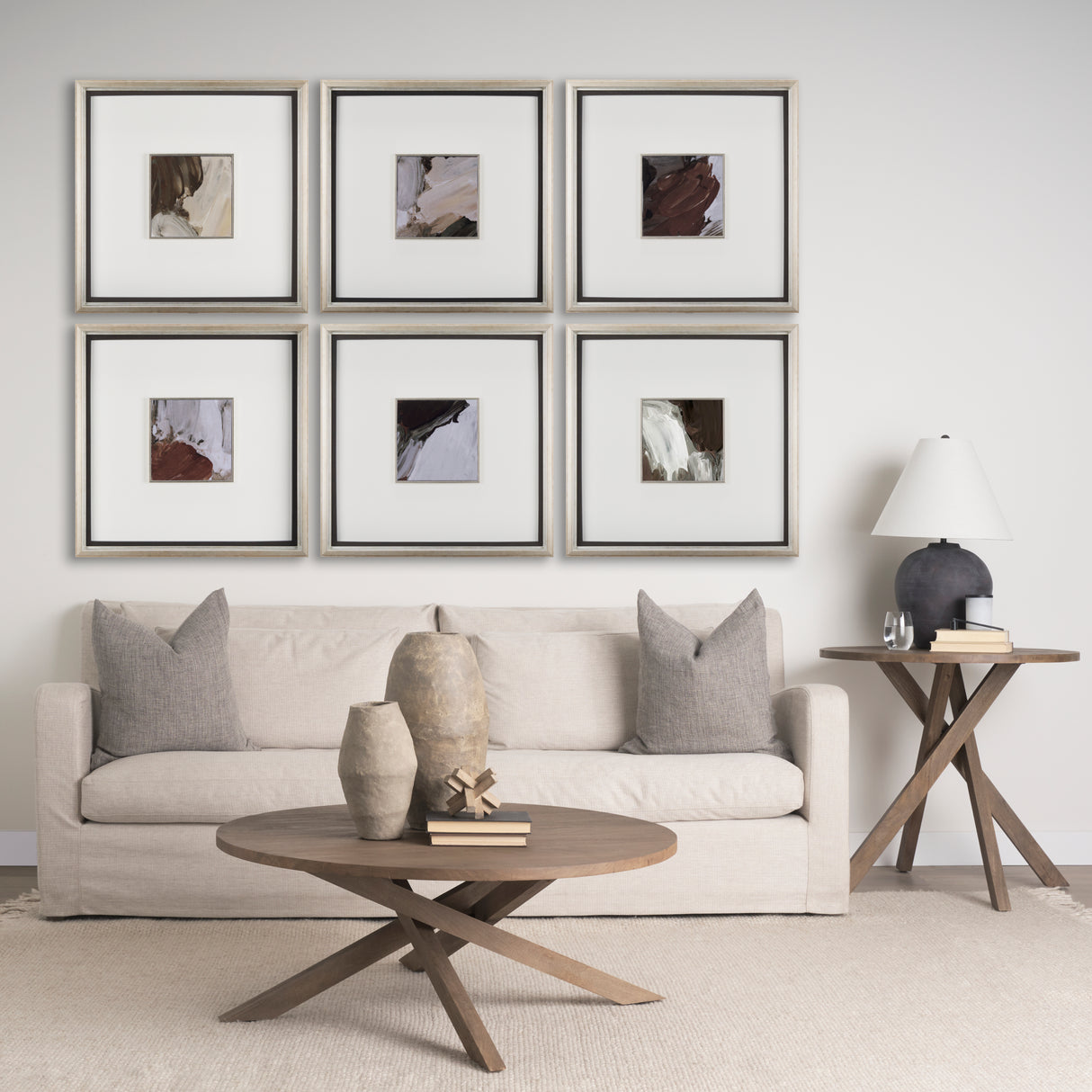 Harmonic IV by Mercana Studio a Hand Embellished Textured Framed Art Print from Mercana - Luna Furniture