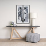 White Horse Portrait by Mercana Studio Hand Embellished Textured Framed Art Print Matted under Glass from Mercana - Luna Furniture