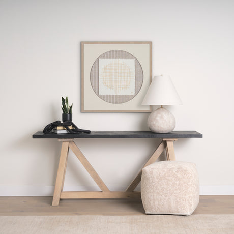 String Net I by Studio M a handmade Original Framed 3D Textured Artwork under Glass from Mercana - Luna Furniture