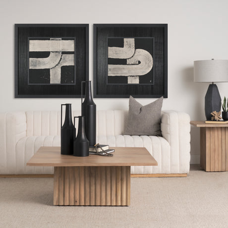 Pipes II by Studio M a handmade Original Framed Artwork under Glass from Mercana - Luna Furniture