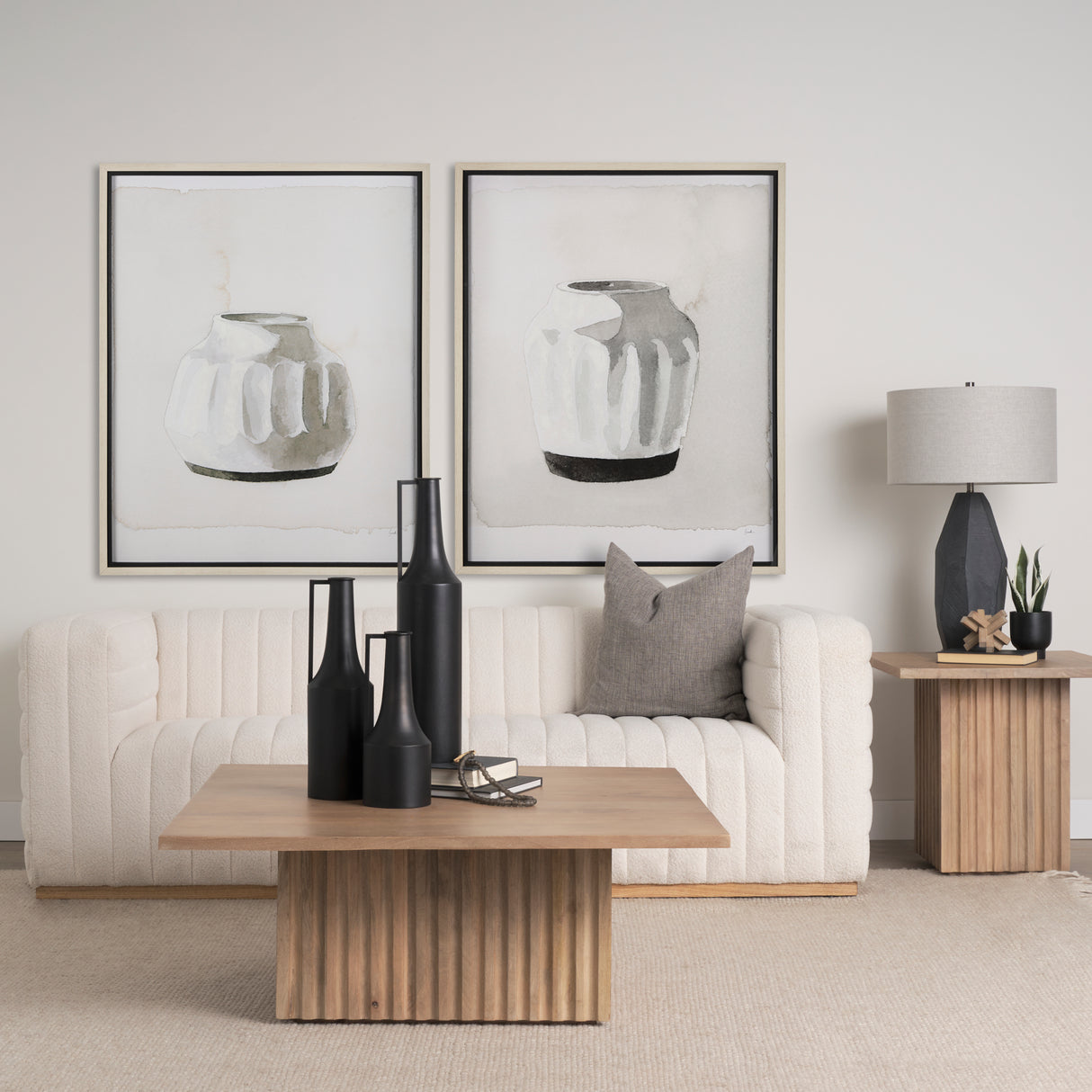 Vessel I by Mercana Studio a Hand Embellished Textured Framed Art Print Matted under Glass from Mercana - Luna Furniture