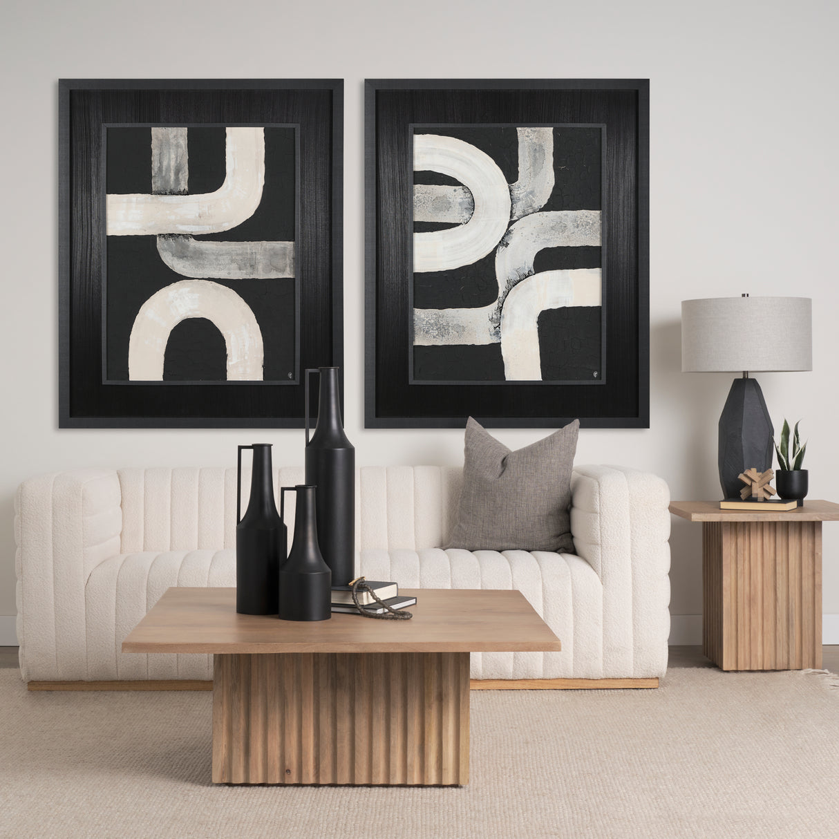 Pipes IV by Studio M a handmade Original Framed Artwork under Glass from Mercana - Luna Furniture