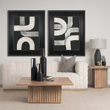 Pipes IV by Studio M a handmade Original Framed Artwork under Glass from Mercana - Luna Furniture