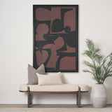 Tempelhof by Mercana Studio a Hand Embellished Textured Framed Art Print Matted under Glass from Mercana - Luna Furniture