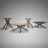 Solana Medium Brown Wood Coffee Table from Mercana - Luna Furniture