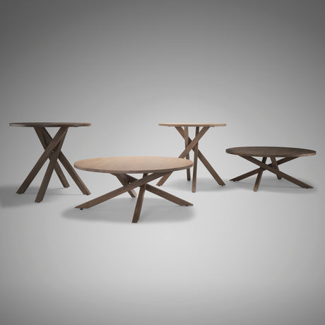 Solana Light Brown Wood Foyer Table from Mercana - Luna Furniture