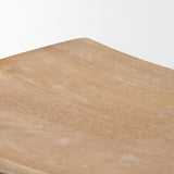 Taniel Light Brown Wood w/ Black Metal Counter Stool from Mercana - Luna Furniture