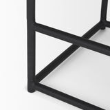 Taniel Light Brown Wood w/ Black Metal Counter Stool from Mercana - Luna Furniture