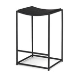 Taniel Textured Black Wood w/ Black Metal Counter Stool from Mercana - Luna Furniture