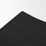 Taniel Textured Black Wood w/ Black Metal Counter Stool from Mercana - Luna Furniture
