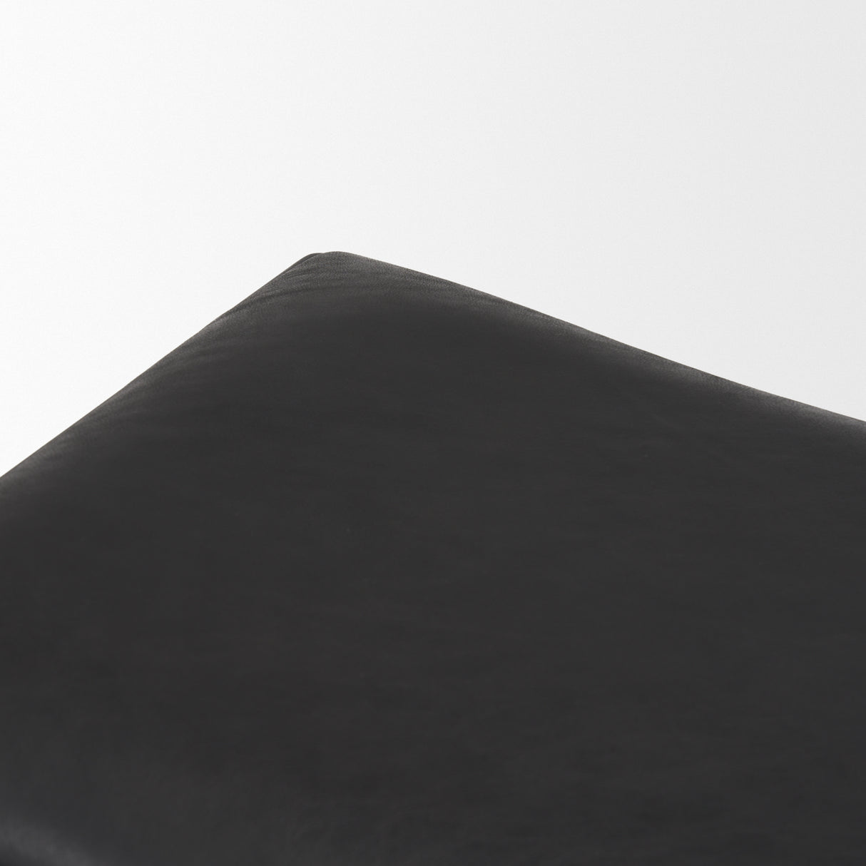 Taniel Black Leather w/ Black Metal Stool from Mercana - Luna Furniture