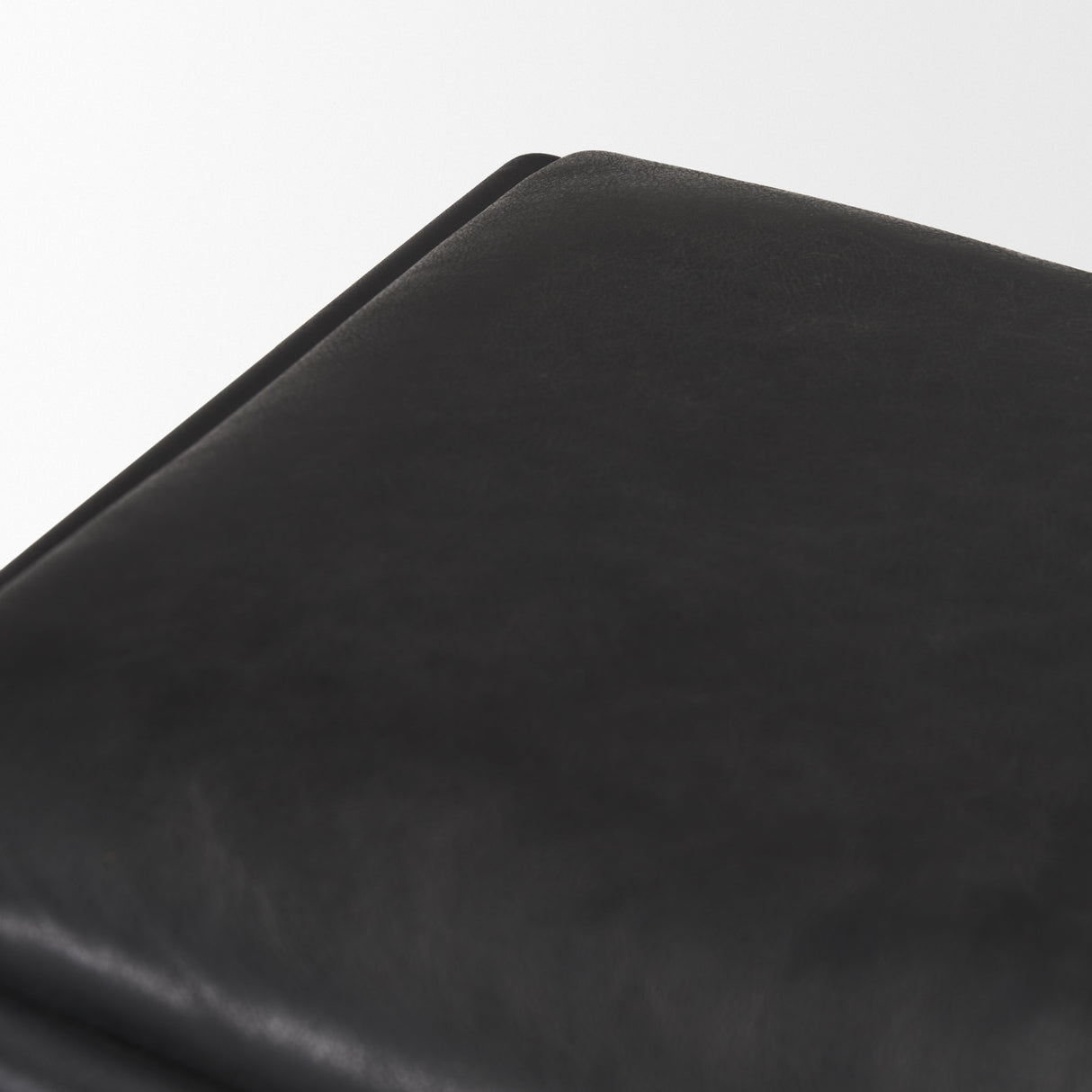 Taniel Black Leather w/ Black Metal Counter Stool from Mercana - Luna Furniture