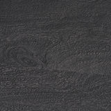 Taniel Textured Black Wood w/ Black Metal Stool from Mercana - Luna Furniture