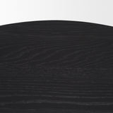 Tucson Natural Wood w/ Round Black Oak Top Side Table from Mercana - Luna Furniture