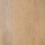 Grier Set of 2 Light Brown Solid Wood w/ Cane Nesting Accent Tables from Mercana - Luna Furniture