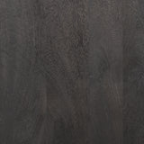 Sloan 42W x 80H Black Wood W/Black Metal Frame Arched Cabinet from Mercana - Luna Furniture