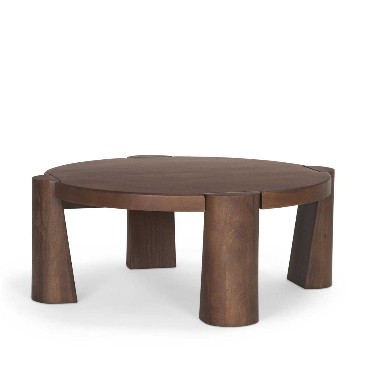 Tammar Round Wood w/ Tapered Legs Coffee Table from Mercana - Luna Furniture