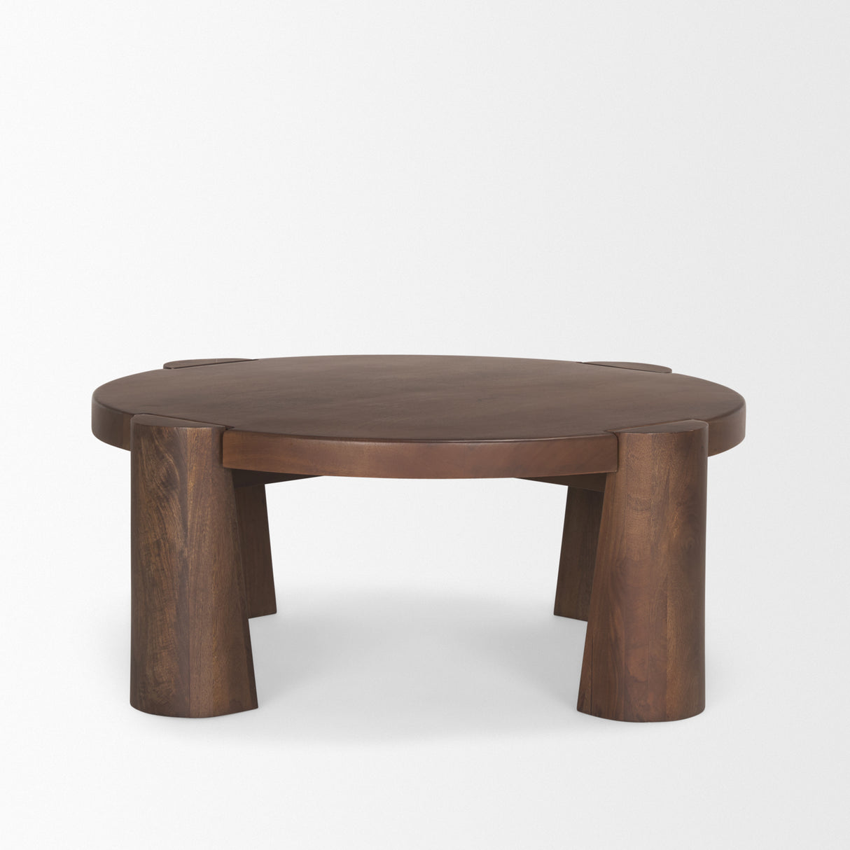Tammar Round Wood w/ Tapered Legs Coffee Table from Mercana - Luna Furniture