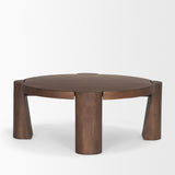 Tammar Round Wood w/ Tapered Legs Coffee Table from Mercana - Luna Furniture