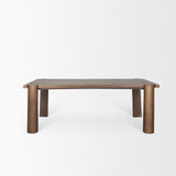 Tammar Rectangular Brown Wood w/ Tapered Legs Dining Table from Mercana - Luna Furniture