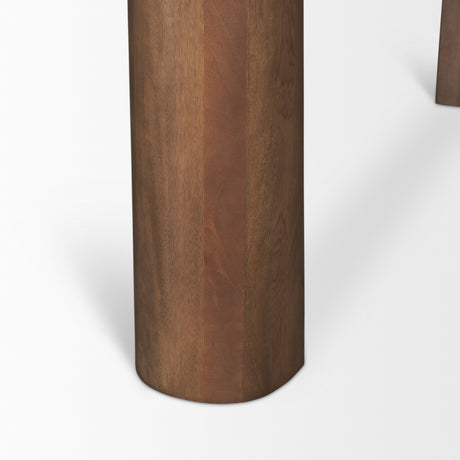 Tammar Rectangular Brown Wood w/ Tapered Legs Dining Table from Mercana - Luna Furniture