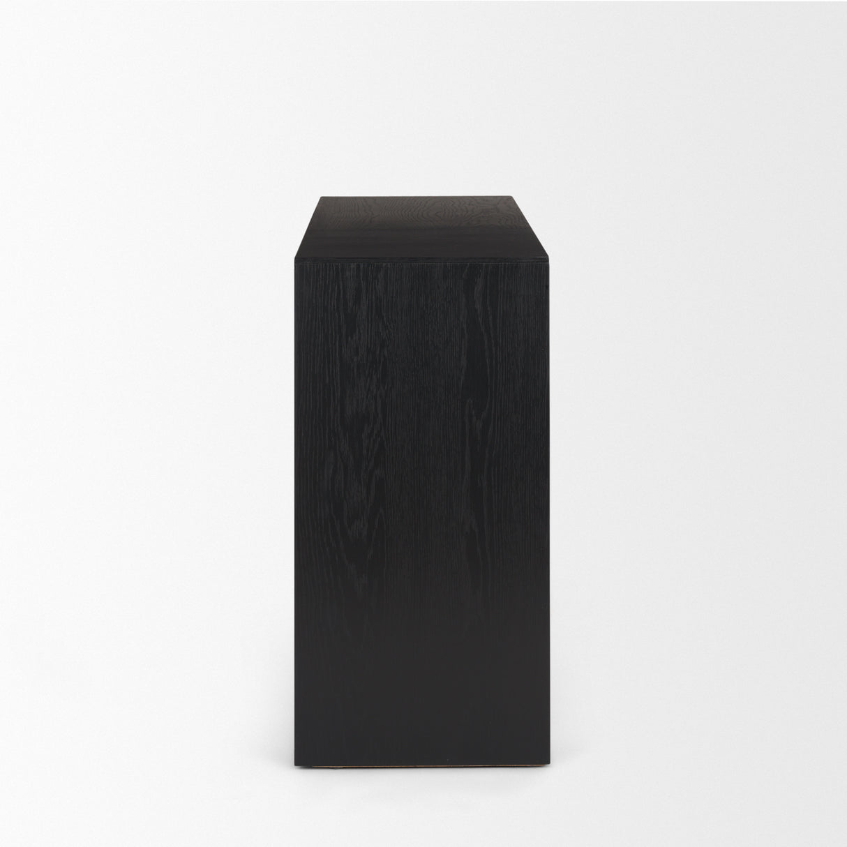 Tabor Natural Wood w/ Black Oak Waterfall Console Table from Mercana - Luna Furniture