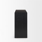 Tabor Natural Wood w/ Black Oak Waterfall Console Table from Mercana - Luna Furniture