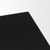 Tabor Natural Wood w/ Black Oak Waterwall Media Console from Mercana - Luna Furniture