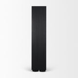 Tabor Natural Wood w/ Black Oak Frame Bookcase from Mercana - Luna Furniture