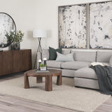 Tammar Round Wood w/ Tapered Legs Coffee Table from Mercana - Luna Furniture