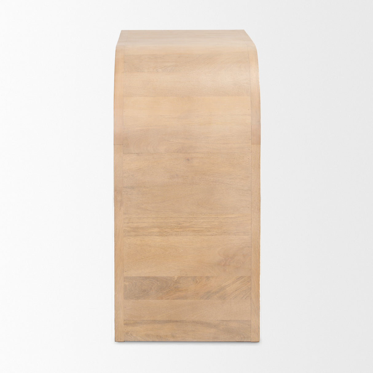 Sorina Reverse Fluted Light Brown Wood Accent Cabinet from Mercana - Luna Furniture